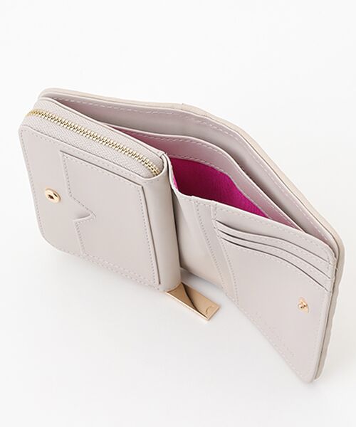 LA BAGAGERIE / ラ バガジェリー 財布・コインケース・マネークリップ | シープレザープリーツ加工二つ折り財布 | 詳細4