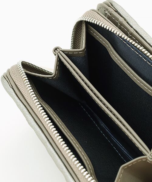 LA BAGAGERIE / ラ バガジェリー 財布・コインケース・マネークリップ | シープレザープリーツ加工二つ折り財布 | 詳細8