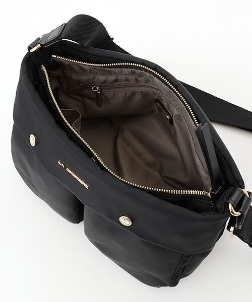 LA BAGAGERIE / ラ バガジェリー ショルダーバッグ | ダブルフロントポケットショルダー | 詳細5