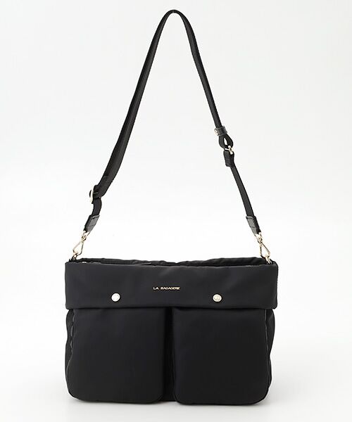 LA BAGAGERIE / ラ バガジェリー ショルダーバッグ | ダブルフロントポケット2WAYショルダー | 詳細1