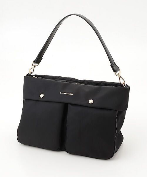 LA BAGAGERIE / ラ バガジェリー ショルダーバッグ | ダブルフロントポケット2WAYショルダー | 詳細8