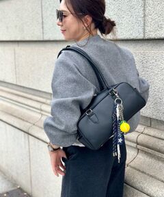 LA BAGAGERIE / ラ バガジェリー ボストンバッグ | 【インスタグラマー Chiyoさん×LA BAGAGERIE】スクエアボストン