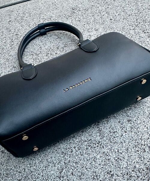 LA BAGAGERIE / ラ バガジェリー ボストンバッグ | 【インスタグラマー Chiyoさん×LA BAGAGERIE】スクエアボストン | 詳細7