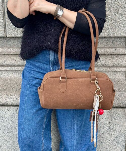 LA BAGAGERIE / ラ バガジェリー ボストンバッグ | 【インスタグラマー Chiyoさん×LA BAGAGERIE】スクエアボストン | 詳細11