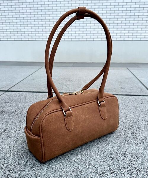 LA BAGAGERIE / ラ バガジェリー ボストンバッグ | 【インスタグラマー Chiyoさん×LA BAGAGERIE】スクエアボストン | 詳細13