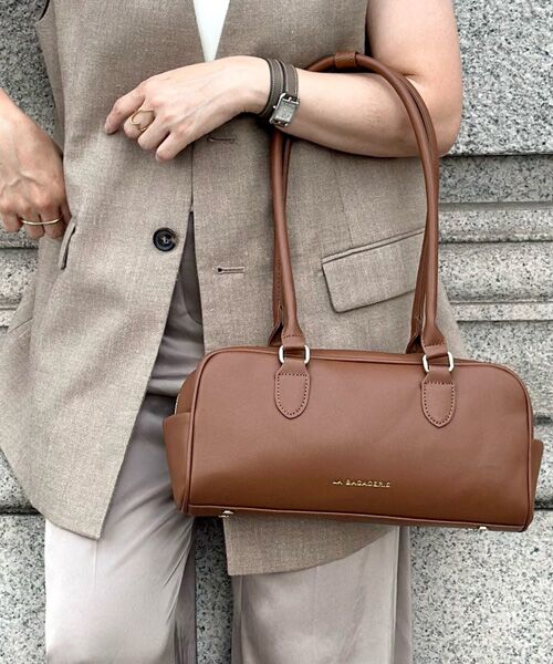 LA BAGAGERIE / ラ バガジェリー ボストンバッグ | 【インスタグラマー Chiyoさん×LA BAGAGERIE】スクエアボストン | 詳細18