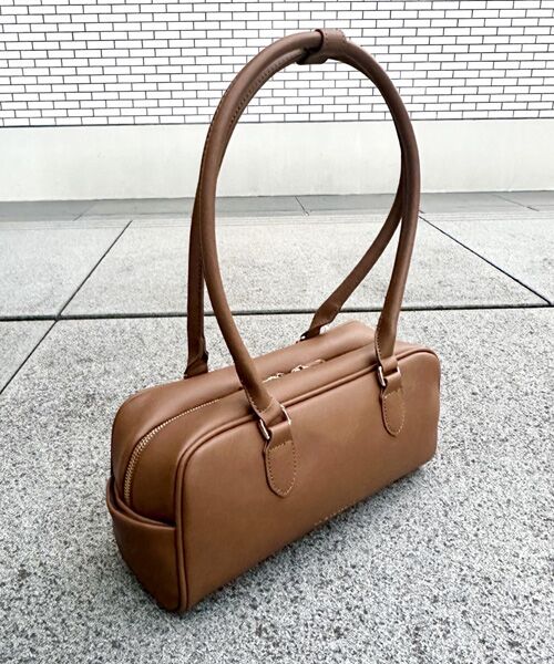 LA BAGAGERIE / ラ バガジェリー ボストンバッグ | 【インスタグラマー Chiyoさん×LA BAGAGERIE】スクエアボストン | 詳細20