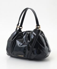 LA BAGAGERIE / ラ バガジェリー ハンドバッグ | ソフトエナメル2WAYハンドバッグ Sサイズ