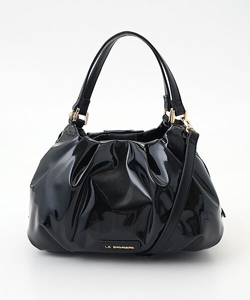LA BAGAGERIE / ラ バガジェリー ハンドバッグ | ソフトエナメル2WAYハンドバッグ Sサイズ | 詳細1