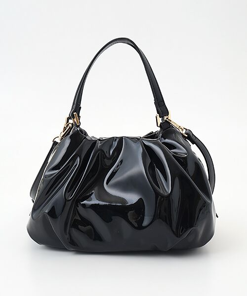 LA BAGAGERIE / ラ バガジェリー ハンドバッグ | ソフトエナメル2WAYハンドバッグ Sサイズ | 詳細3