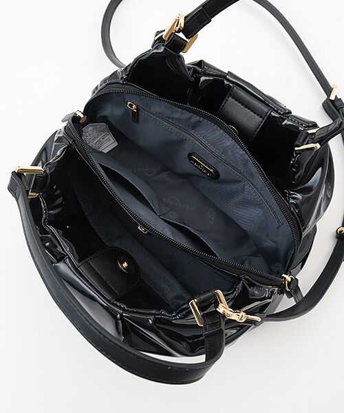LA BAGAGERIE / ラ バガジェリー ハンドバッグ | ソフトエナメル2WAYハンドバッグ Sサイズ | 詳細6
