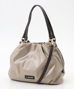 LA BAGAGERIE / ラ バガジェリー ハンドバッグ | ソフトエナメル2WAYハンドバッグ Mサイズ