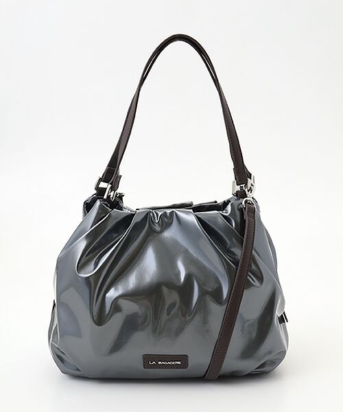LA BAGAGERIE / ラ バガジェリー ハンドバッグ | ソフトエナメル2WAYハンドバッグ Mサイズ | 詳細1