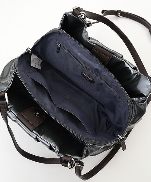 LA BAGAGERIE / ラ バガジェリー ハンドバッグ | ソフトエナメル2WAYハンドバッグ Mサイズ | 詳細5