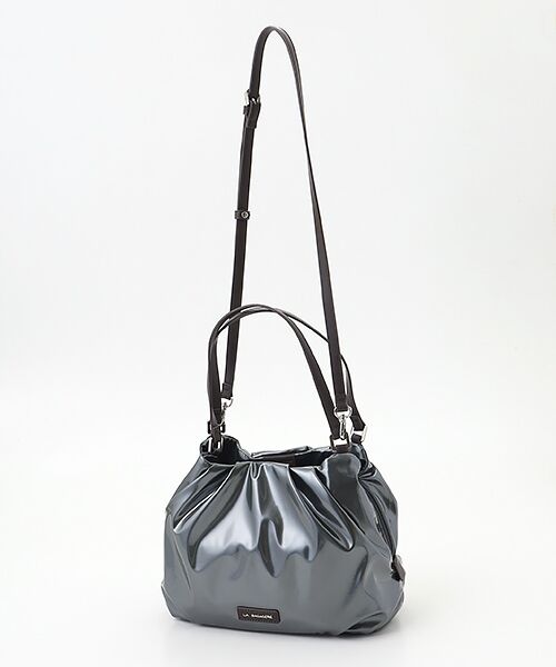 LA BAGAGERIE / ラ バガジェリー ハンドバッグ | ソフトエナメル2WAYハンドバッグ Mサイズ | 詳細8