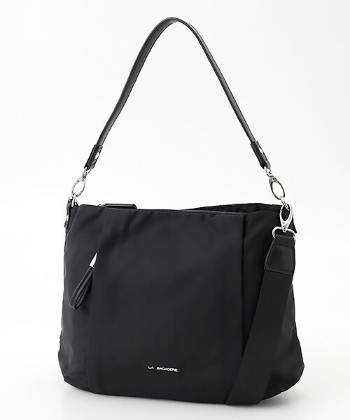 LA BAGAGERIE / ラ バガジェリー ショルダーバッグ | 多収納ナイロン2WAYショルダー（ブラック）