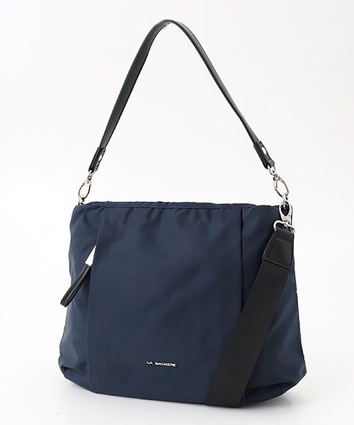 LA BAGAGERIE / ラ バガジェリー ショルダーバッグ | 多収納ナイロン2WAYショルダー（ネイビー）