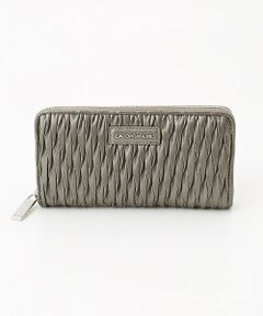 LA BAGAGERIE / ラ バガジェリー 財布・コインケース・マネークリップ | シープレザープリーツ加工ラウンドウォレット
