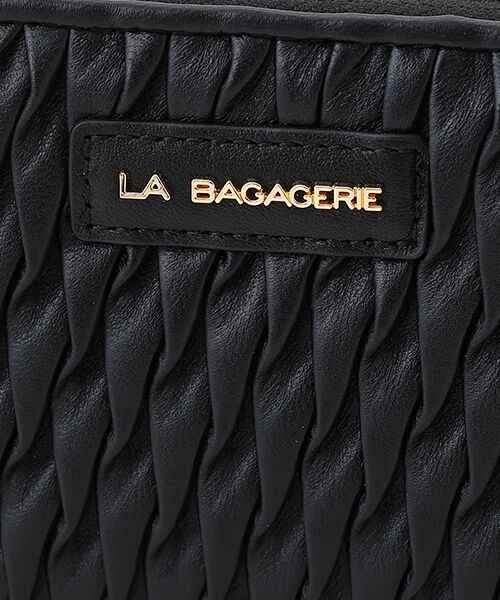 LA BAGAGERIE / ラ バガジェリー 財布・コインケース・マネークリップ | シープレザープリーツ加工ラウンドウォレット | 詳細4