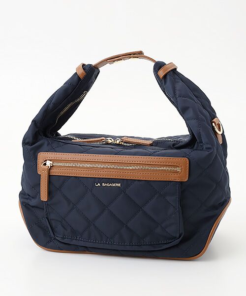 LA BAGAGERIE / ラ バガジェリー ショルダーバッグ | はっ水キルティング2WAYショルダーバッグ（ネイビー）
