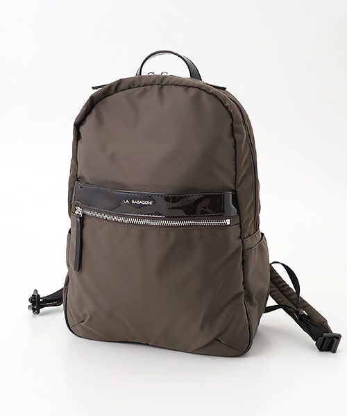 LA BAGAGERIE / ラ バガジェリー リュック・バックパック | エナメルアクセントリュックサック（グレー）