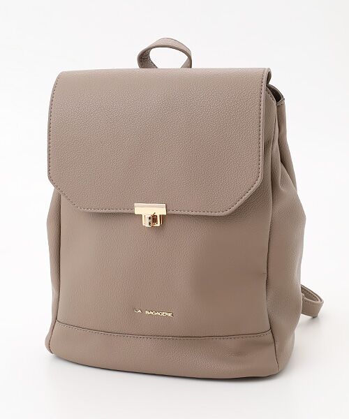 LA BAGAGERIE / ラ バガジェリー リュック・バックパック | フロント金具デイリーリュック（グレージュ）