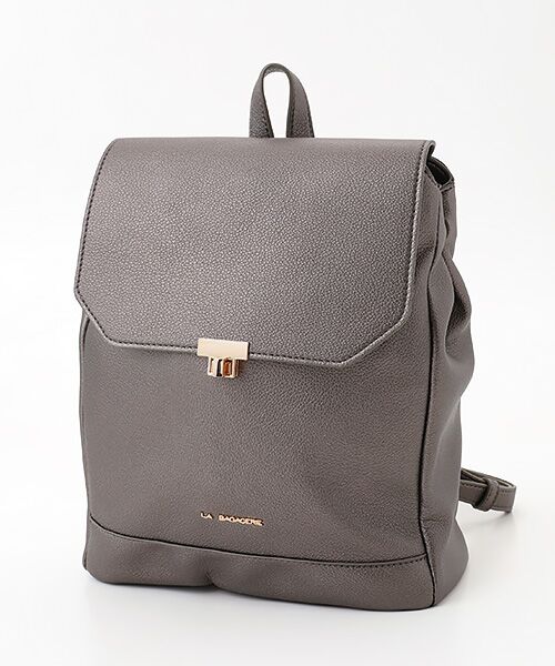 LA BAGAGERIE / ラ バガジェリー リュック・バックパック | フロント金具デイリーリュック（ガンメタリック）
