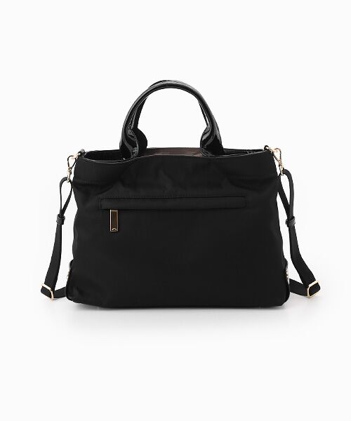 LA BAGAGERIE / ラ バガジェリー トートバッグ | ツイルナイロン×エナメル 2WAYトートバッグ Sサイズ | 詳細3