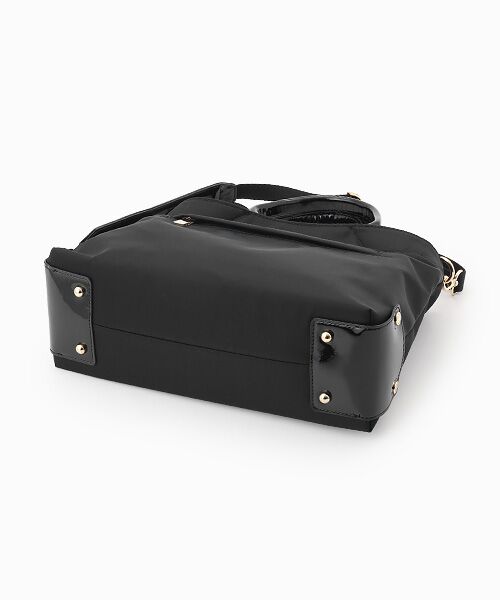 LA BAGAGERIE / ラ バガジェリー トートバッグ | ツイルナイロン×エナメル 2WAYトートバッグ Sサイズ | 詳細4