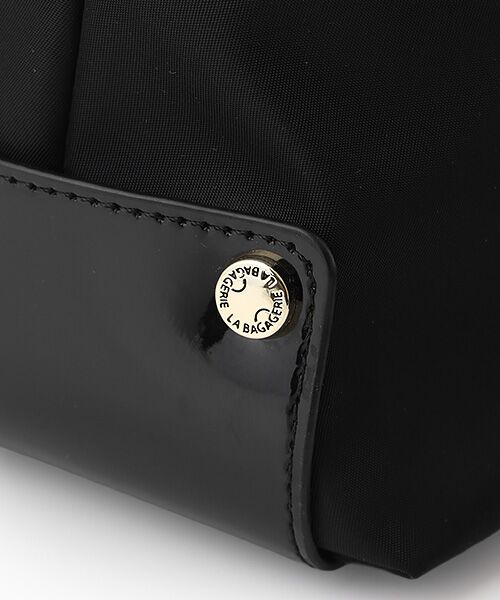 LA BAGAGERIE / ラ バガジェリー トートバッグ | ツイルナイロン×エナメル 2WAYトートバッグ Sサイズ | 詳細8