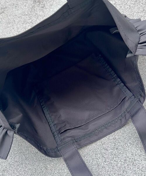 LA BAGAGERIE / ラ バガジェリー エコバッグ | LA BAGAGERIE×chiyo ポーチ付きフリルエコバッグ | 詳細7