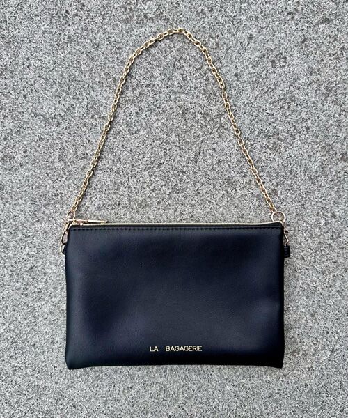 LA BAGAGERIE / ラ バガジェリー エコバッグ | LA BAGAGERIE×chiyo ポーチ付きフリルエコバッグ | 詳細8