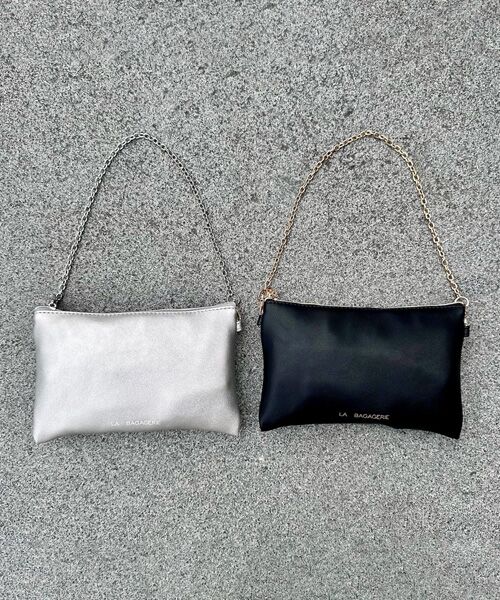 LA BAGAGERIE / ラ バガジェリー エコバッグ | LA BAGAGERIE×chiyo ポーチ付きフリルエコバッグ | 詳細24