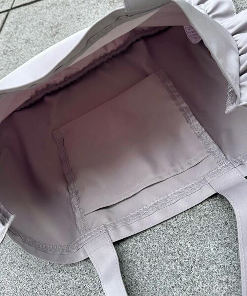 LA BAGAGERIE / ラ バガジェリー エコバッグ | LA BAGAGERIE×chiyo ポーチ付きフリルエコバッグ | 詳細19