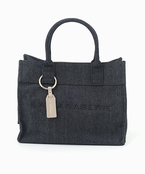 LA BAGAGERIE / ラ バガジェリー トートバッグ | チャーム付きデニムバッグ Sサイズ | 詳細1