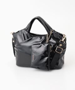 LA BAGAGERIE / ラ バガジェリー トートバッグ | ポーチ付きエナメルトート Sサイズ