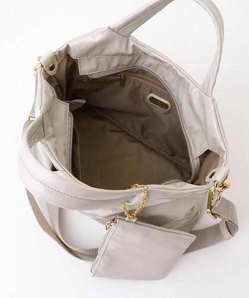 LA BAGAGERIE / ラ バガジェリー トートバッグ | ポーチ付きエナメルトート Sサイズ | 詳細6