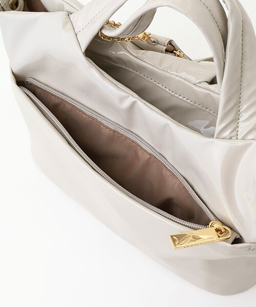 LA BAGAGERIE / ラ バガジェリー トートバッグ | ポーチ付きエナメルトート Sサイズ | 詳細7