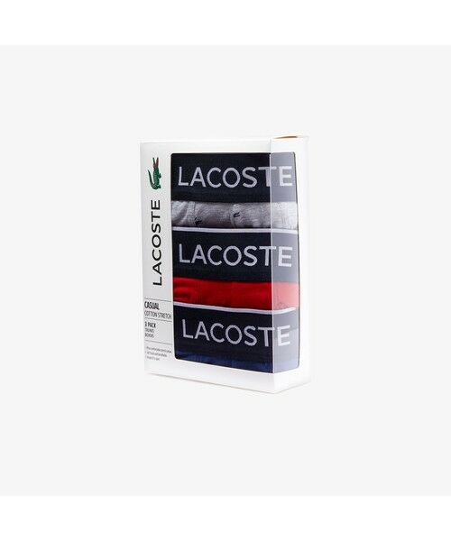 LACOSTE / ラコステ ボクサーパンツ・ブリーフ | マルチワニデザイン3パックボクサーパンツ | 詳細5