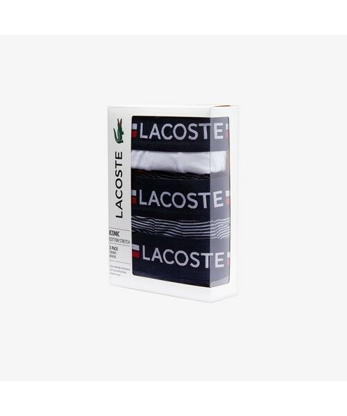 LACOSTE / ラコステ ボクサーパンツ・ブリーフ | マルチデザイン３パックトランクショーツ | 詳細8