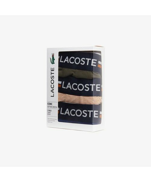 LACOSTE / ラコステ ボクサーパンツ・ブリーフ | マルチデザイン３パックトランクショーツ | 詳細12