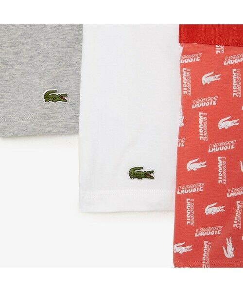 LACOSTE / ラコステ ボクサーパンツ・ブリーフ | ストレッチコットンプリントトランクショーツ3パック | 詳細5