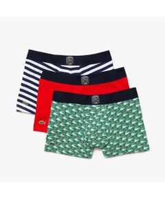 LACOSTE / ラコステ ボクサーパンツ・ブリーフ | マルチデザイン３パックトランクショーツ