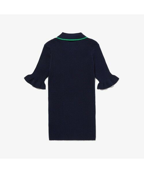 LACOSTE / ラコステ ポロシャツ | エッジパイピングリブニットポロシャツ | 詳細1