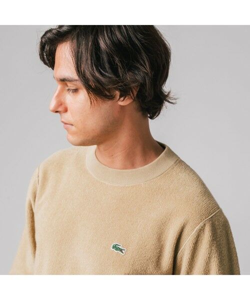 LACOSTE / ラコステ ニット・セーター | リバースルックパイル地クルーネックセーター | 詳細4