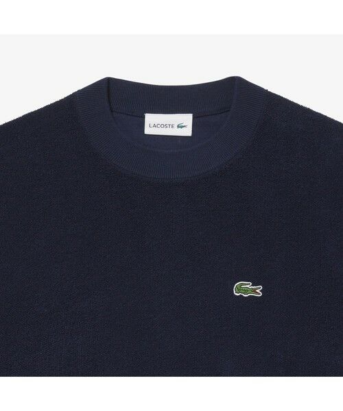 LACOSTE / ラコステ ニット・セーター | リバースルックパイル地クルーネックセーター | 詳細13