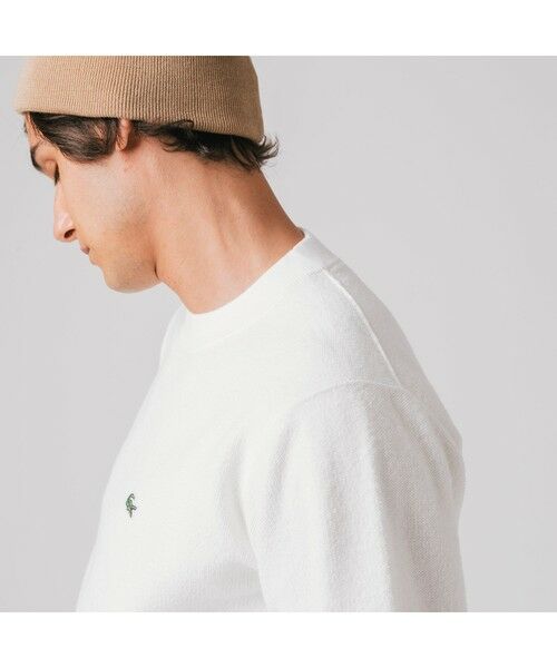 LACOSTE / ラコステ ニット・セーター | リバースルックパイル地クルーネックセーター | 詳細19