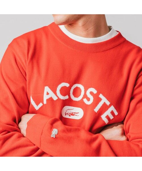 LACOSTE / ラコステ ニット・セーター | カレッジロゴニットセーター | 詳細4