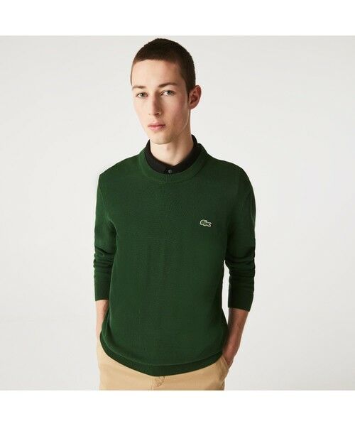 LACOSTE『UNECROCODELLE』クルーニット(長袖)