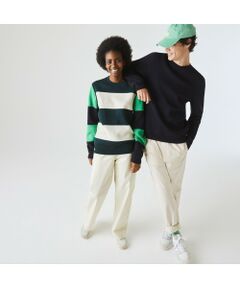 LACOSTE L!VEリバーシブルコットンニットセーター